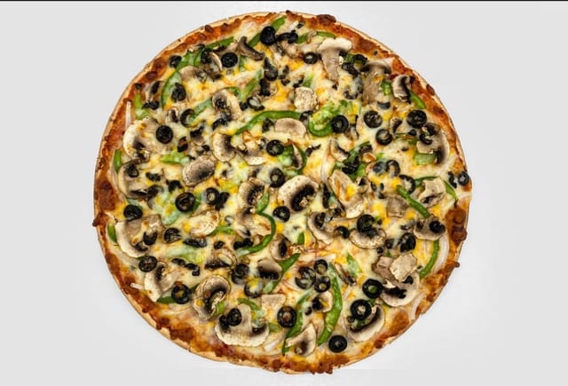 The Veggies Gluten Free Pizza.