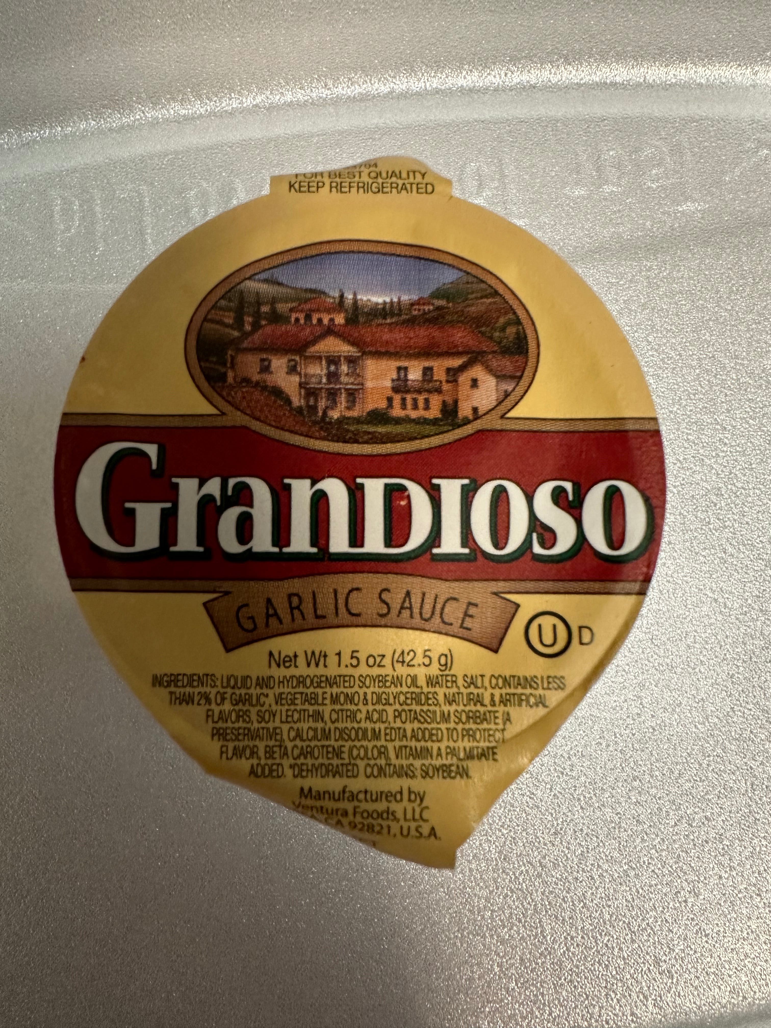Garlic Sauce.
